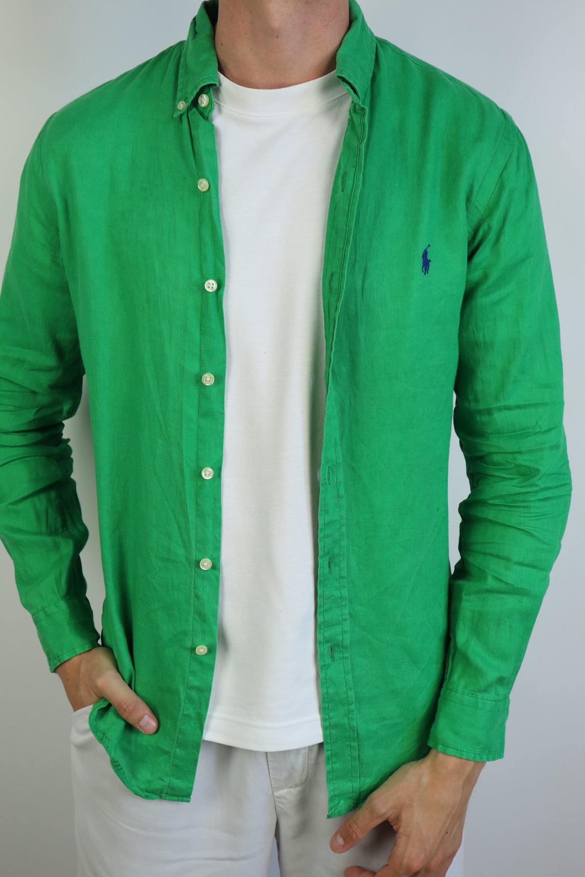 Ralph Lauren linnen overhemd - S