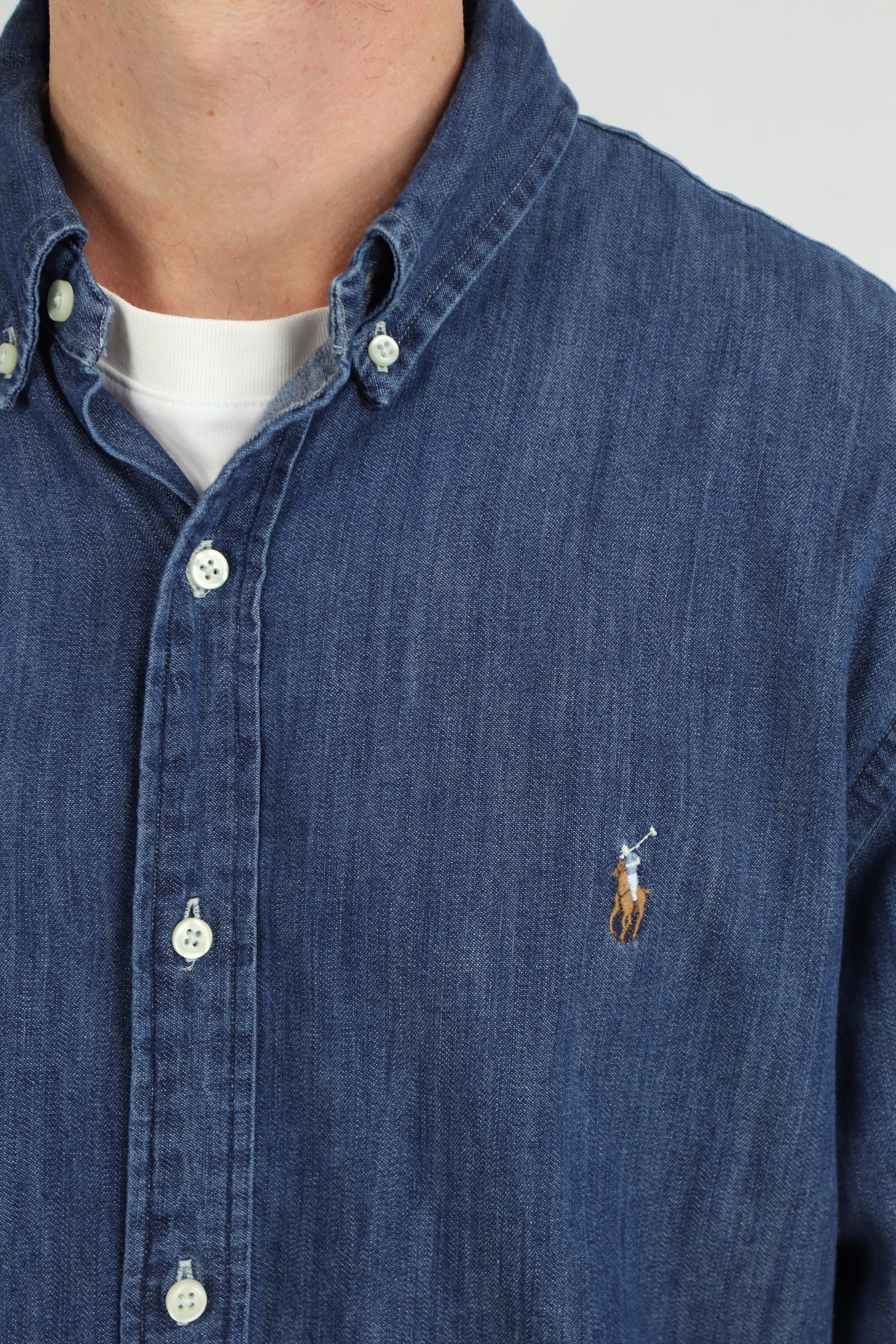 Ralph Lauren denim overhemd - XL