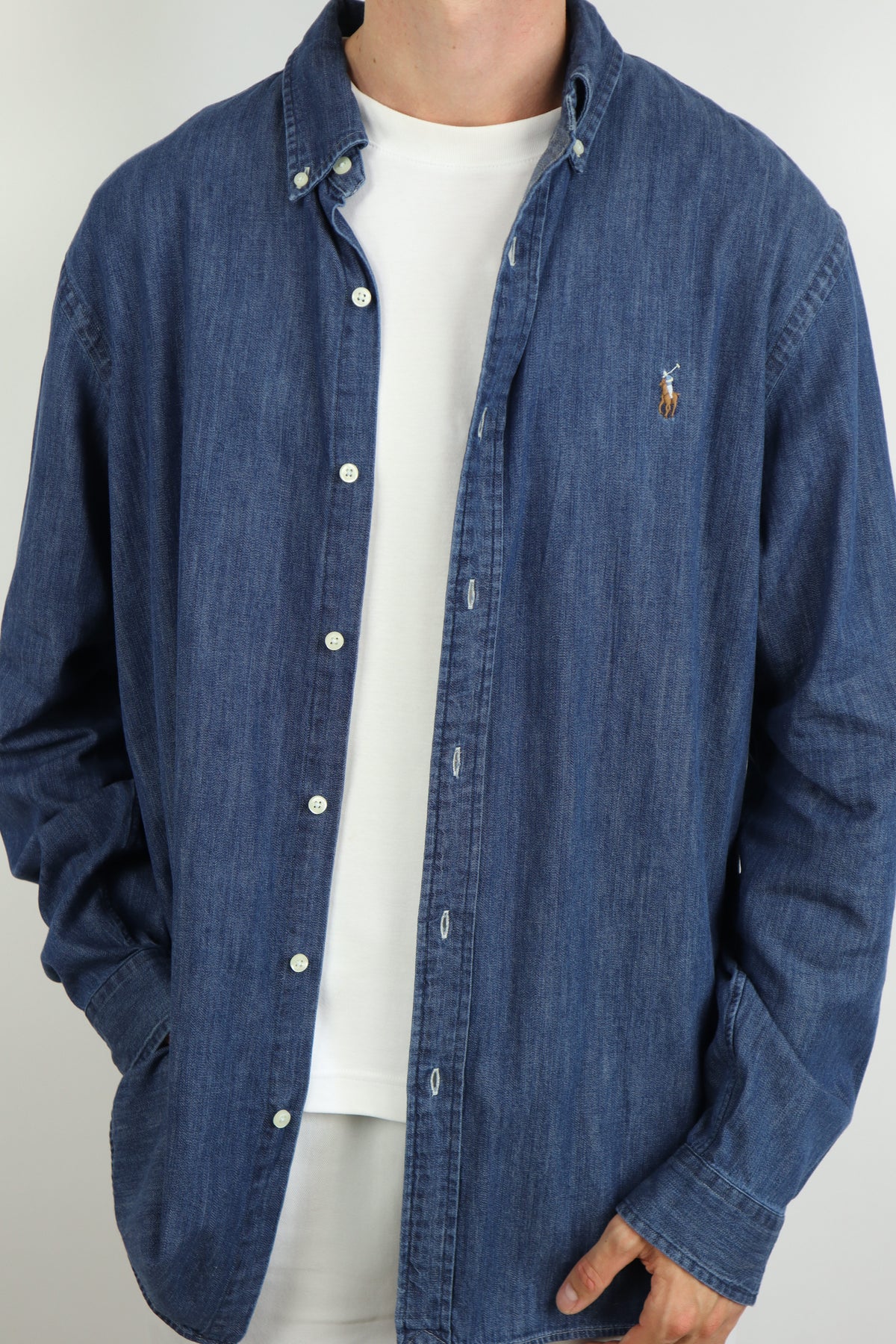 Ralph Lauren denim overhemd - XL