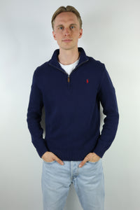 Ralph Lauren trui met kwart rits - M