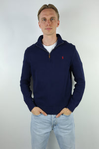 Ralph Lauren trui met kwart rits - M