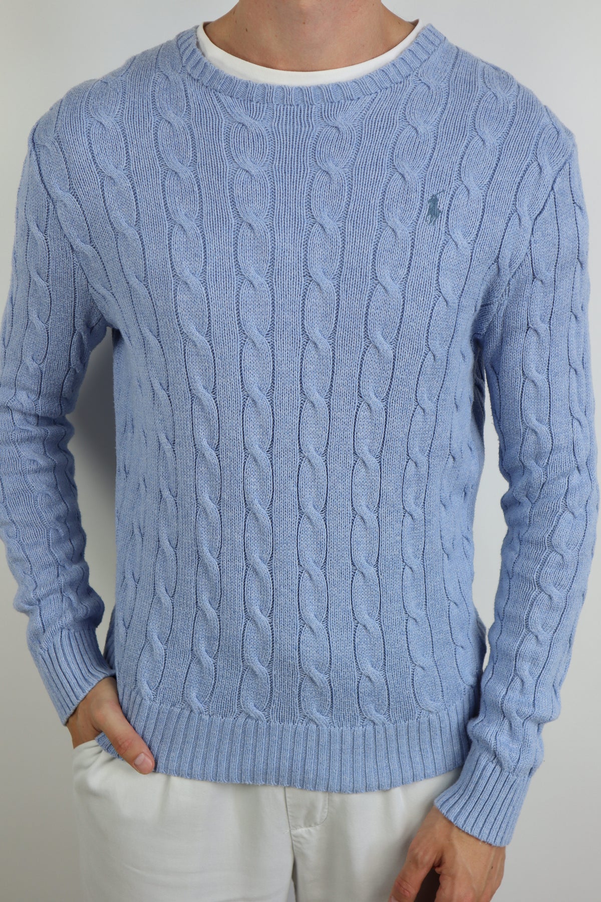 Ralph Lauren kabeltrui - S