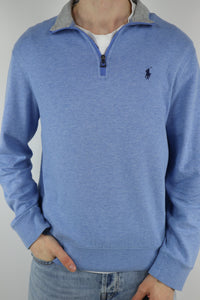 Ralph Lauren trui met kwart rits - M