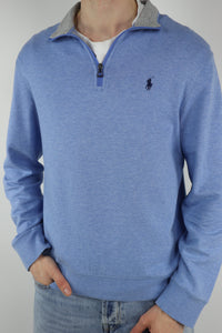 Ralph Lauren trui met kwart rits - M