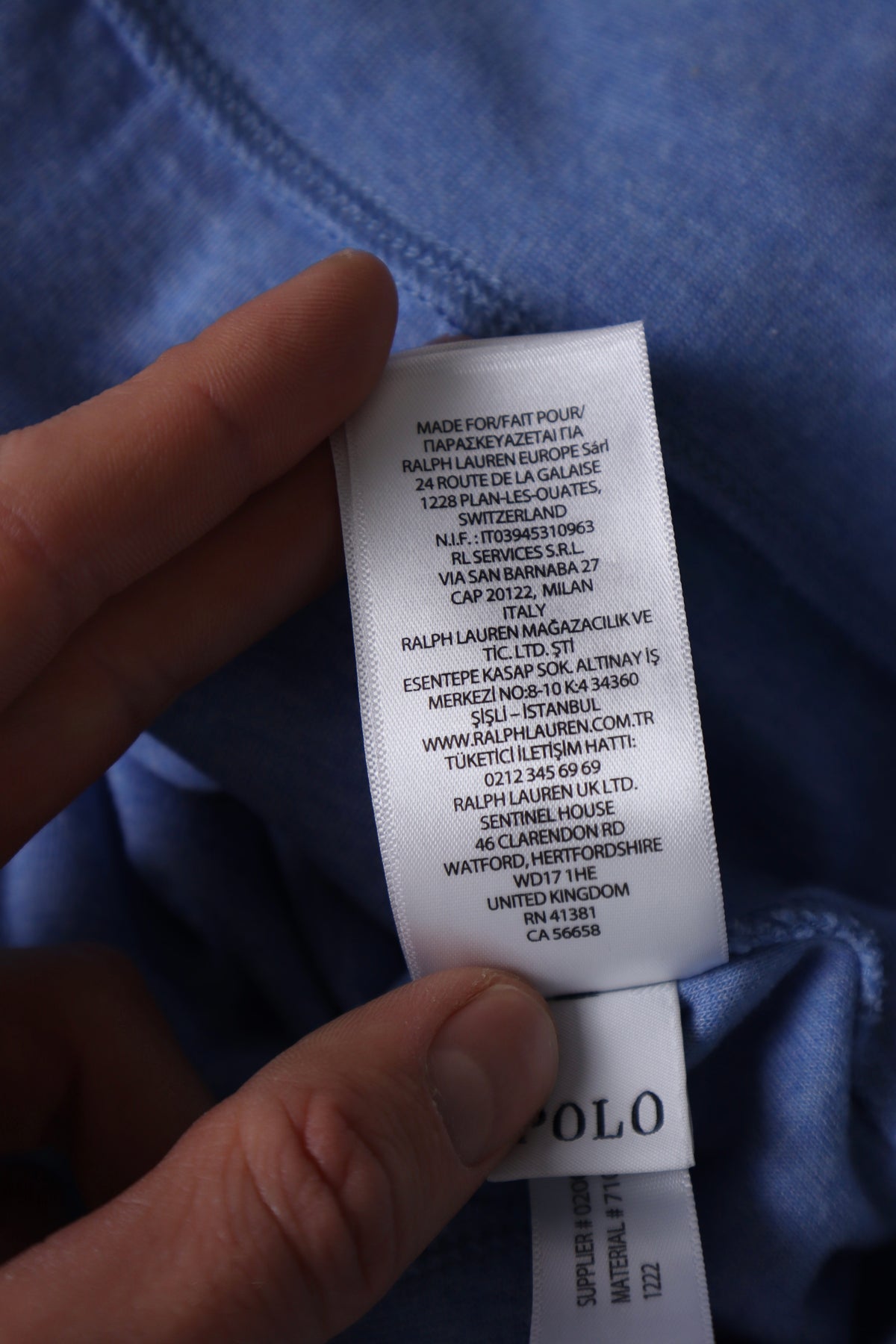 Ralph Lauren trui met kwart rits - M