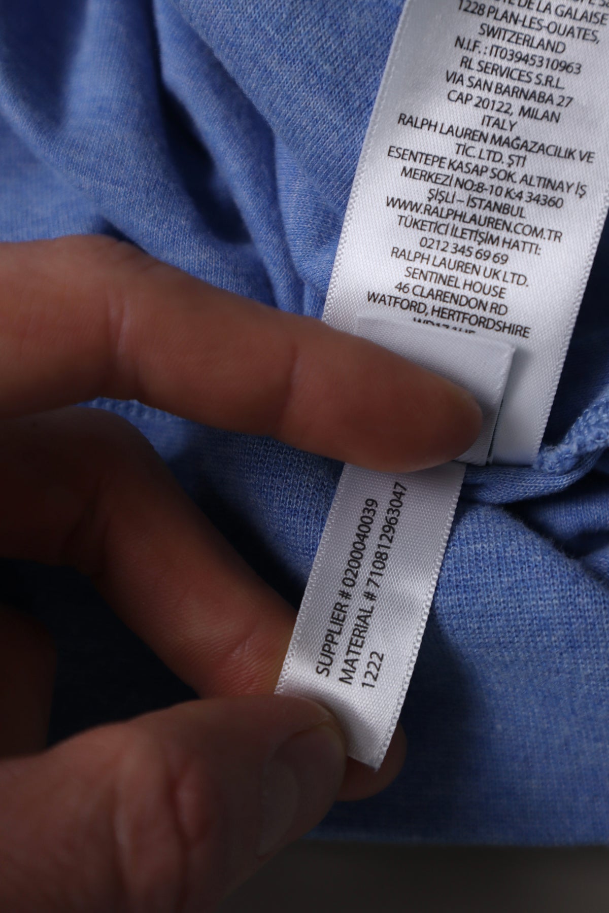 Ralph Lauren trui met kwart rits - M