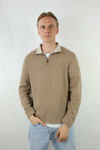Ralph Lauren trui met kwart rits - M