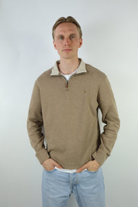 Ralph Lauren trui met kwart rits - M