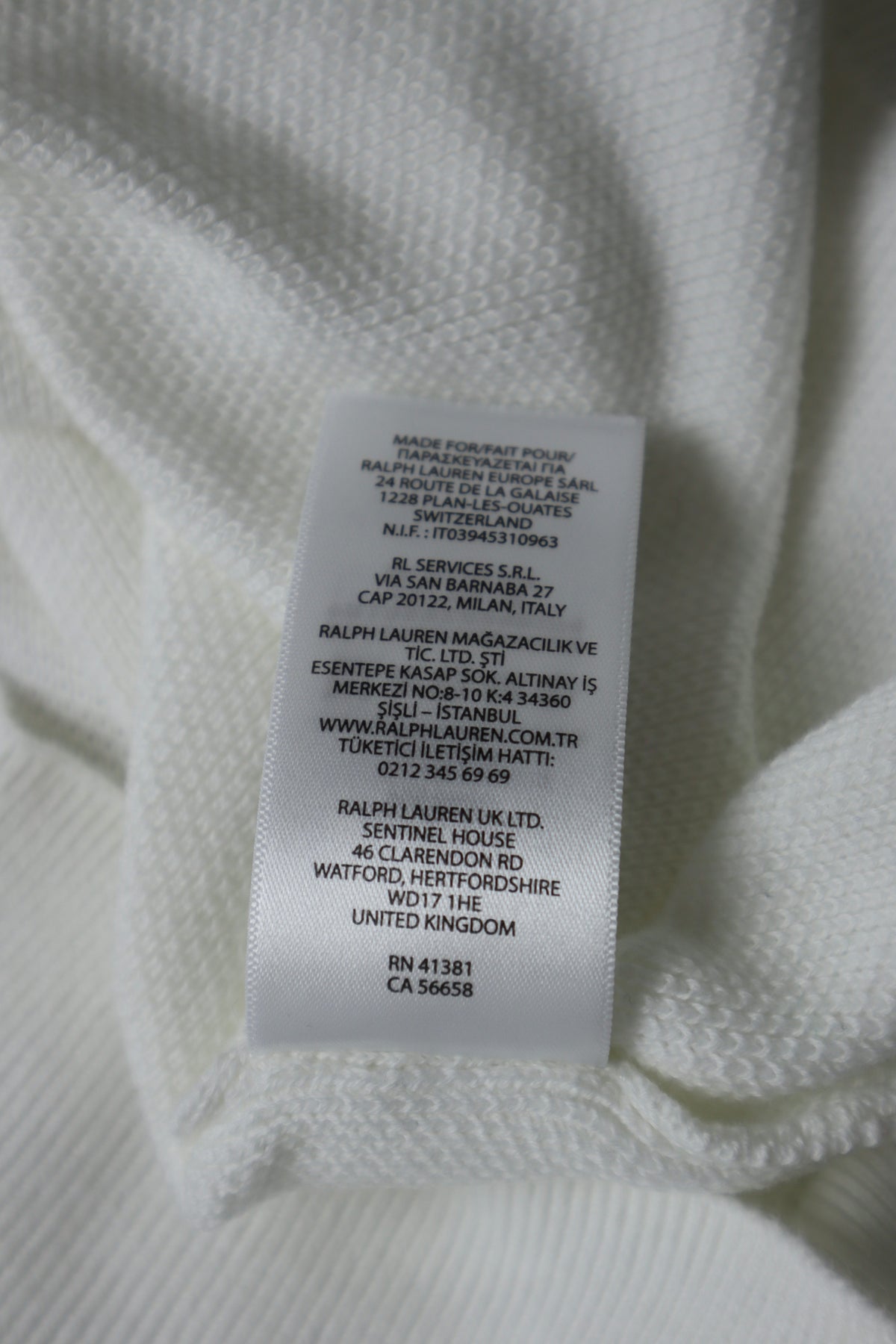 Ralph Lauren trui met kwart rits - L