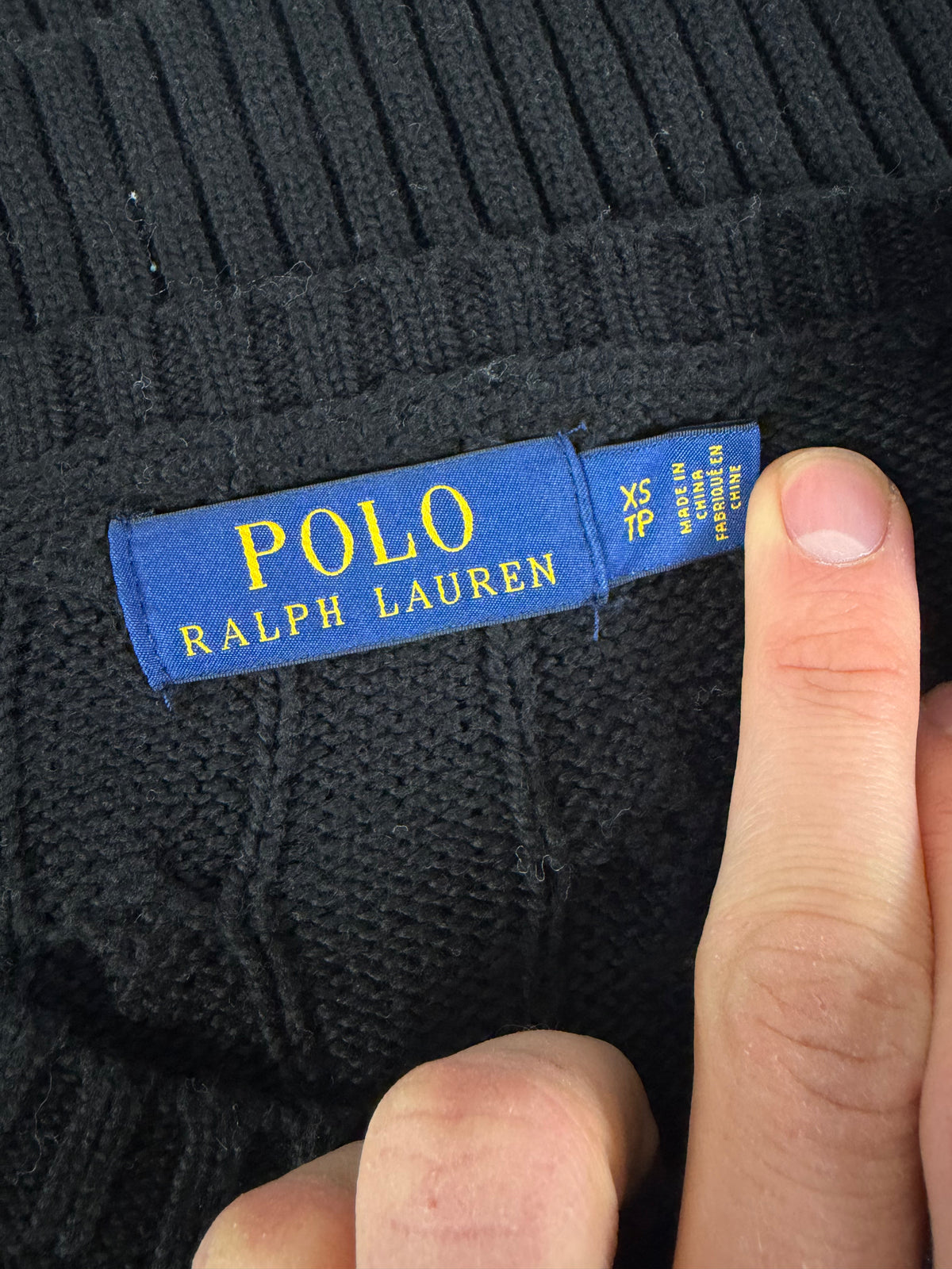Ralph Lauren kabeltrui - XS