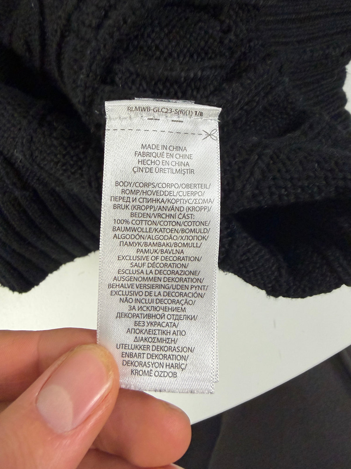 Ralph Lauren kabeltrui - XS