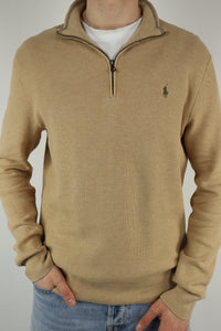 Ralph Lauren trui met kwart rits - L