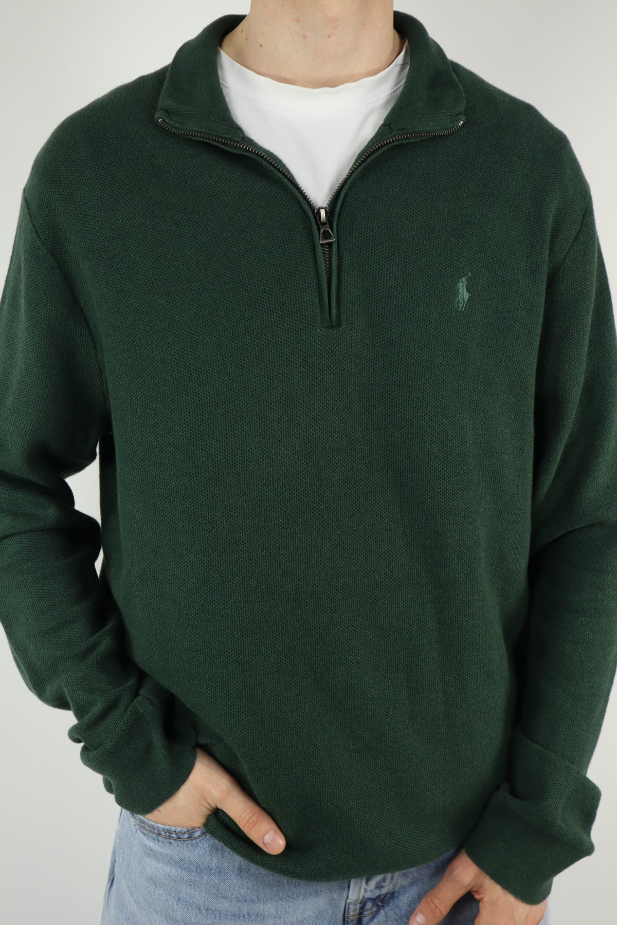 Ralph Lauren trui met kwart rits - XL