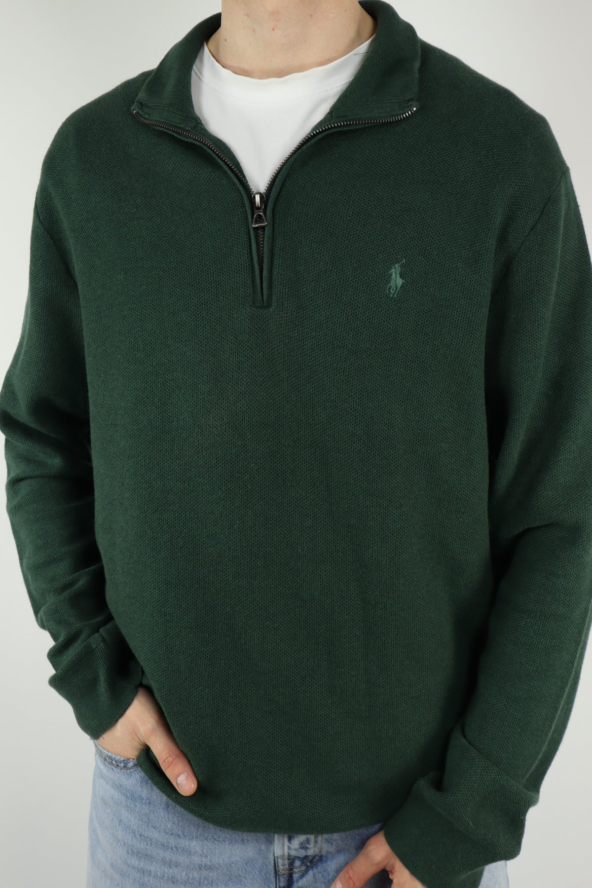Ralph Lauren trui met kwart rits - XL