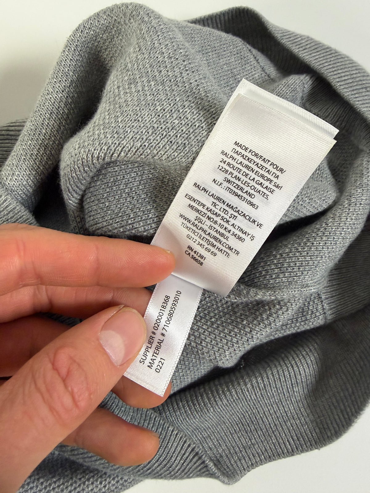 Ralph Lauren trui met ronde hals - M