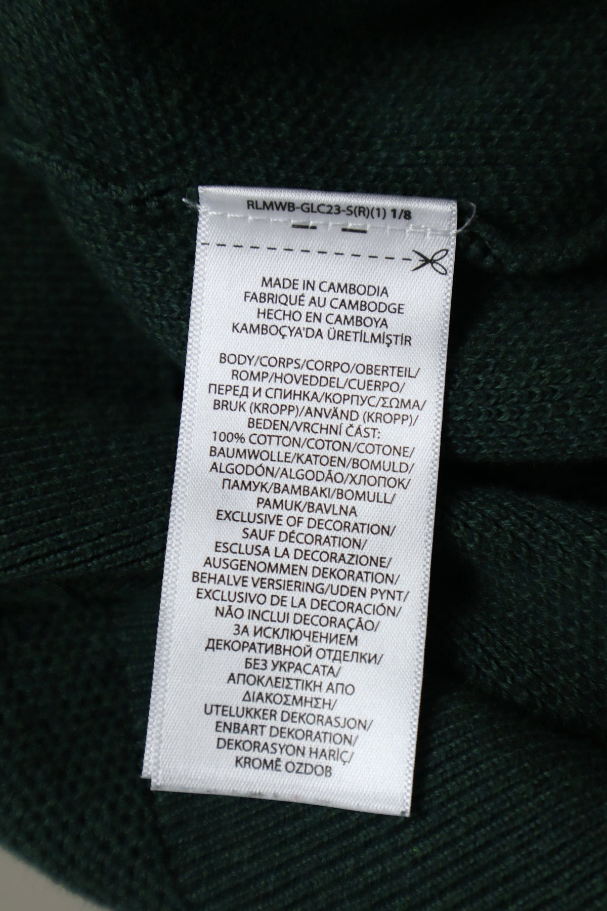 Ralph Lauren trui met kwart rits - XL