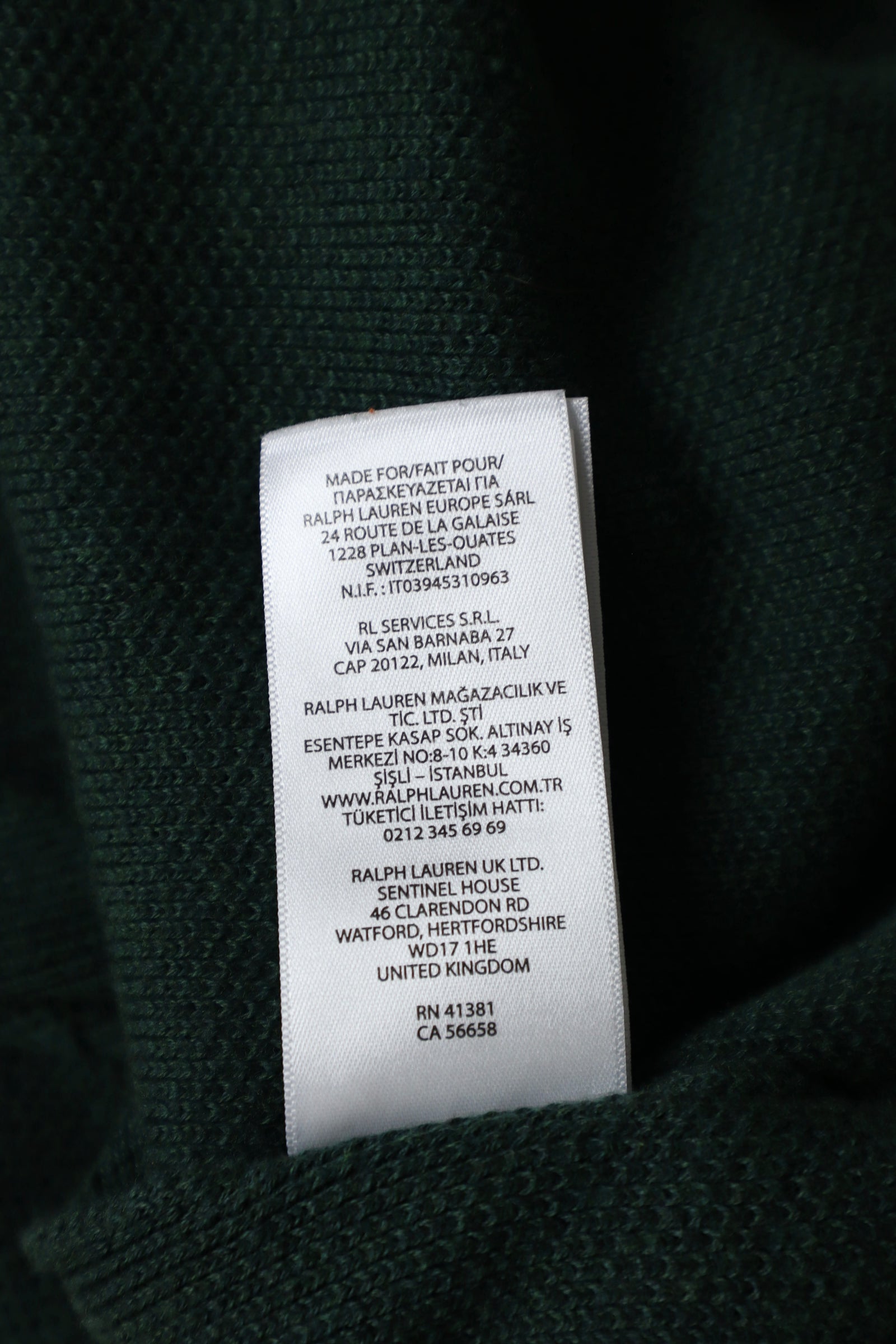 Ralph Lauren quarter zip - XL
