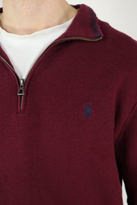 Ralph Lauren trui met kwart rits - L