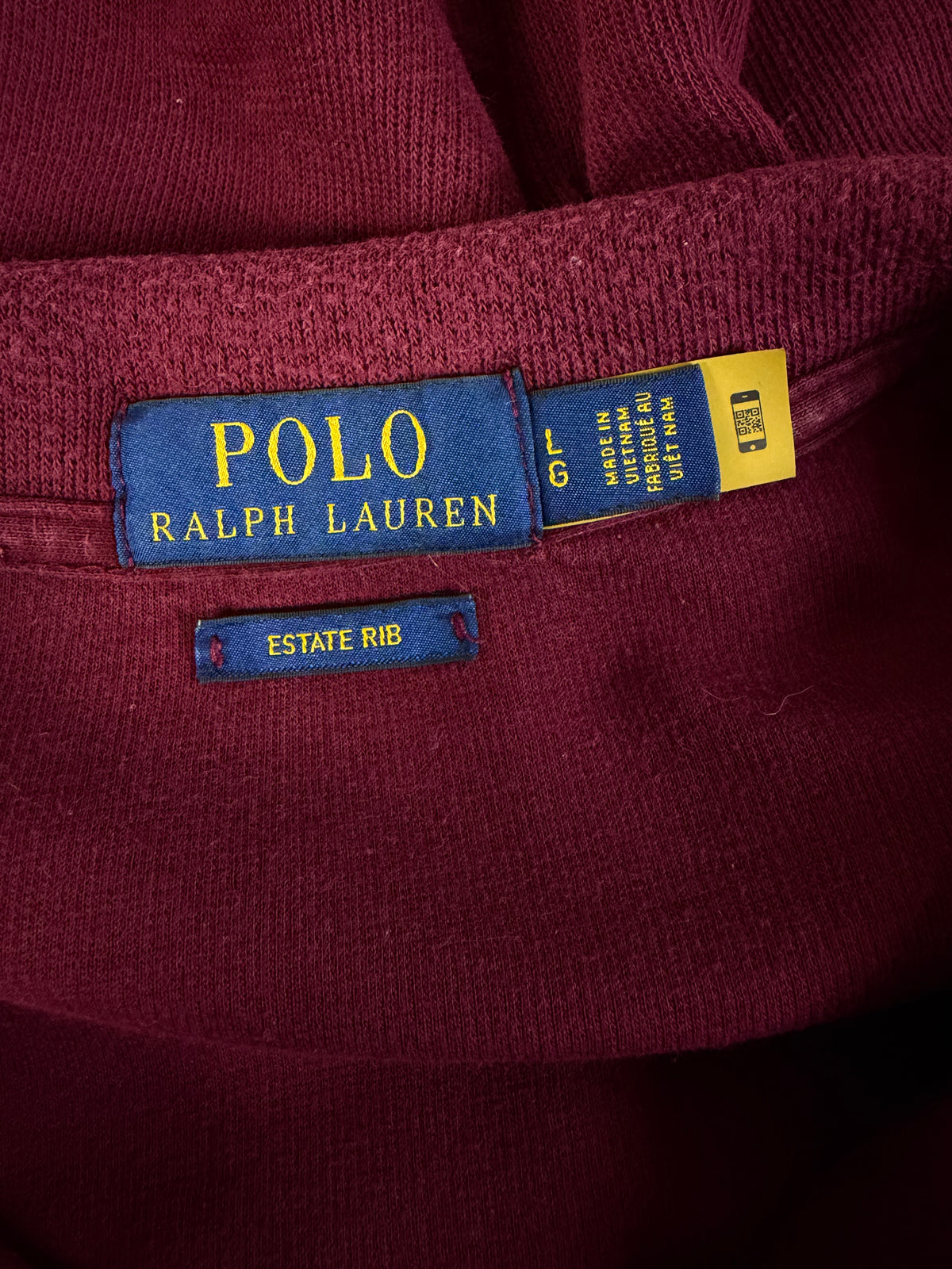 Ralph Lauren trui met kwart rits - L