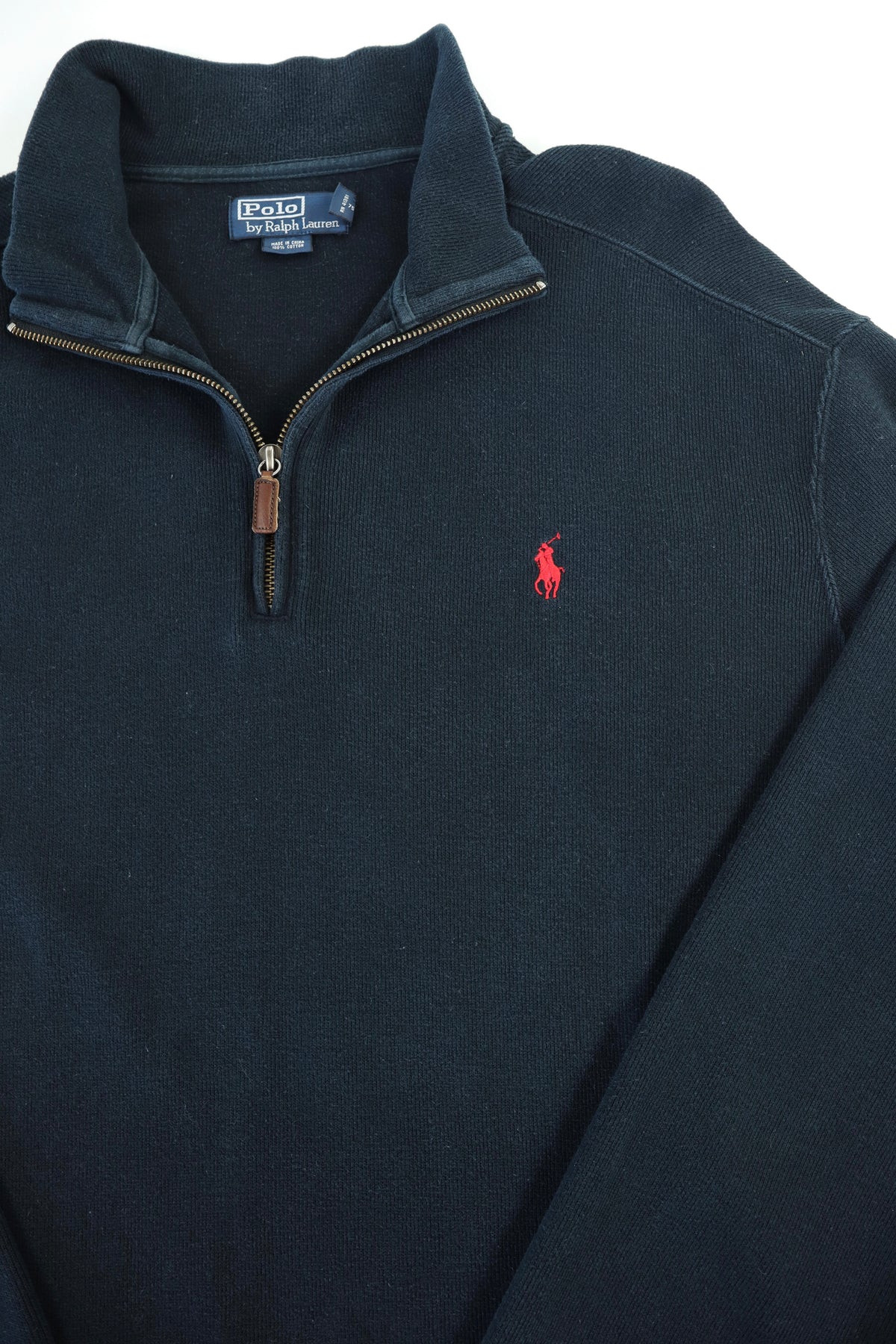 Ralph Lauren trui met kwart rits - XL