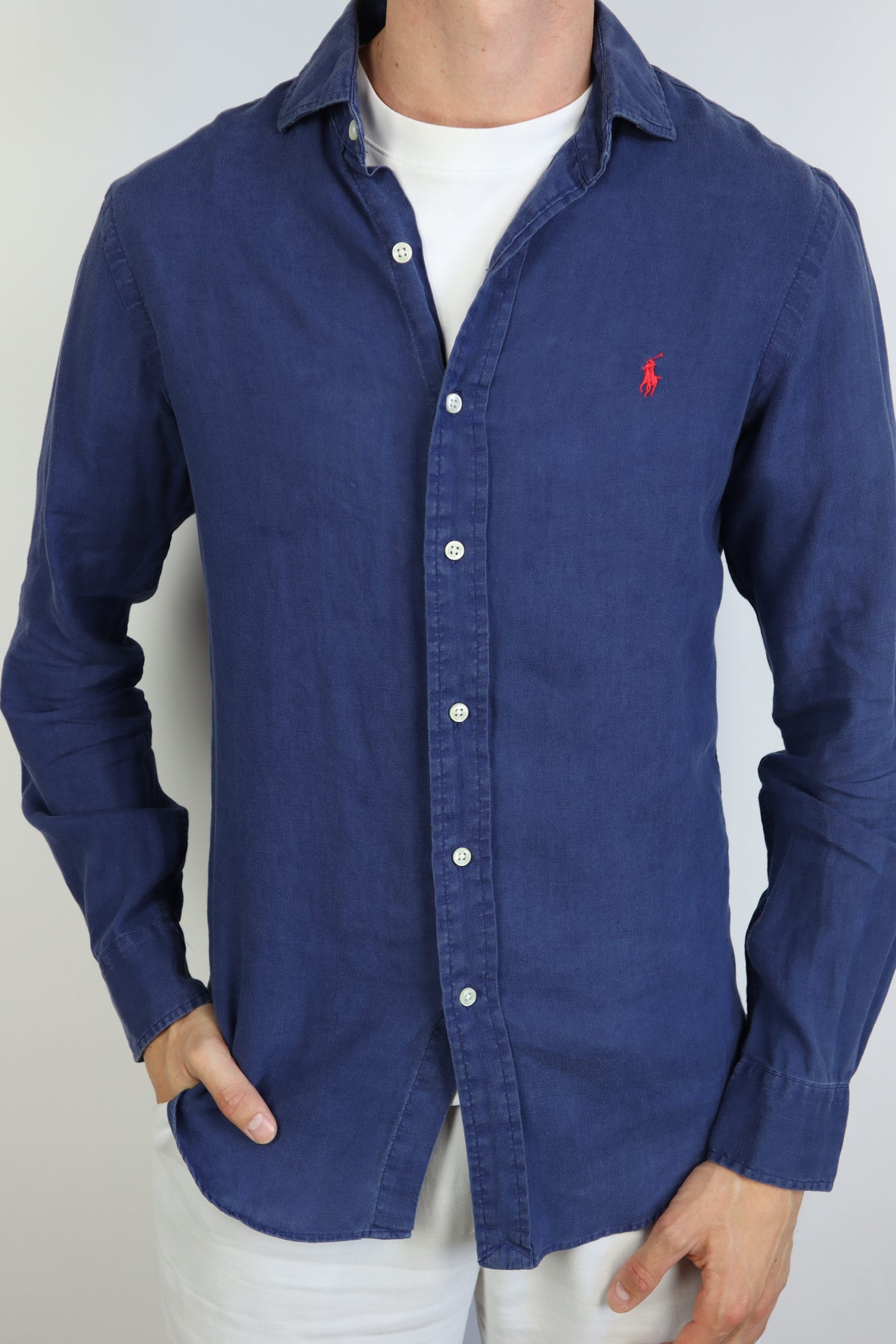 Ralph Lauren linnen overhemd - S