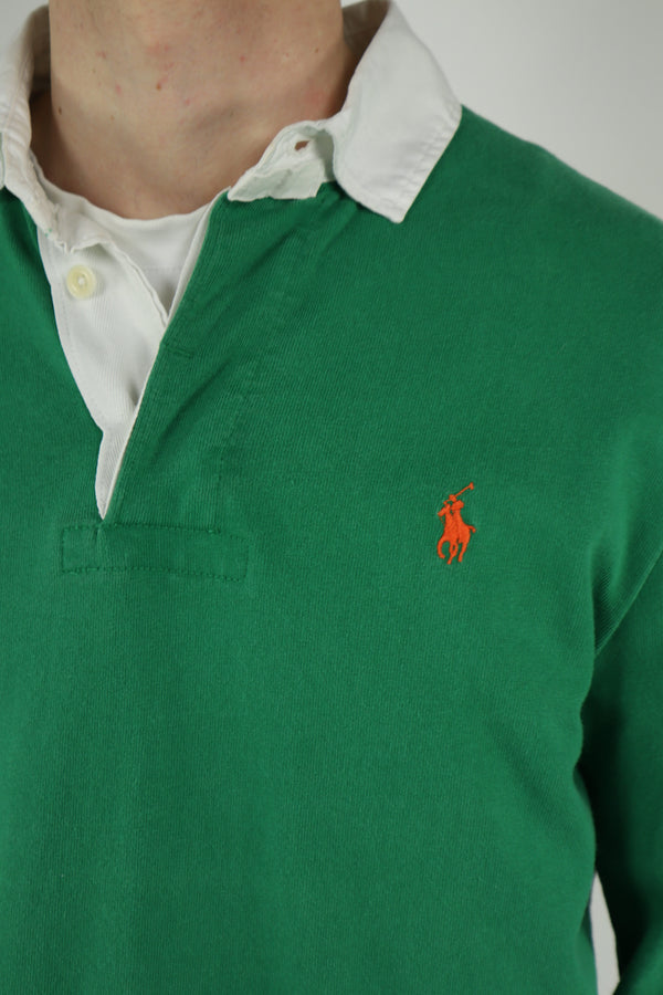 Ralph Lauren (rugby) polo shirt met lange mouw - M