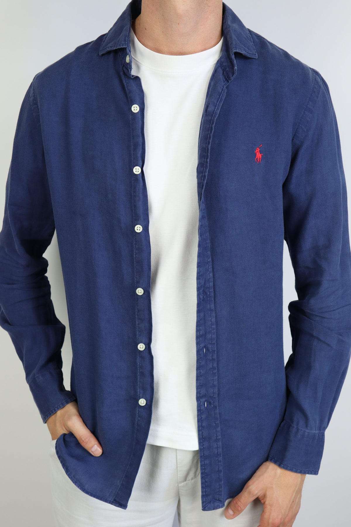 Ralph Lauren linnen overhemd - S
