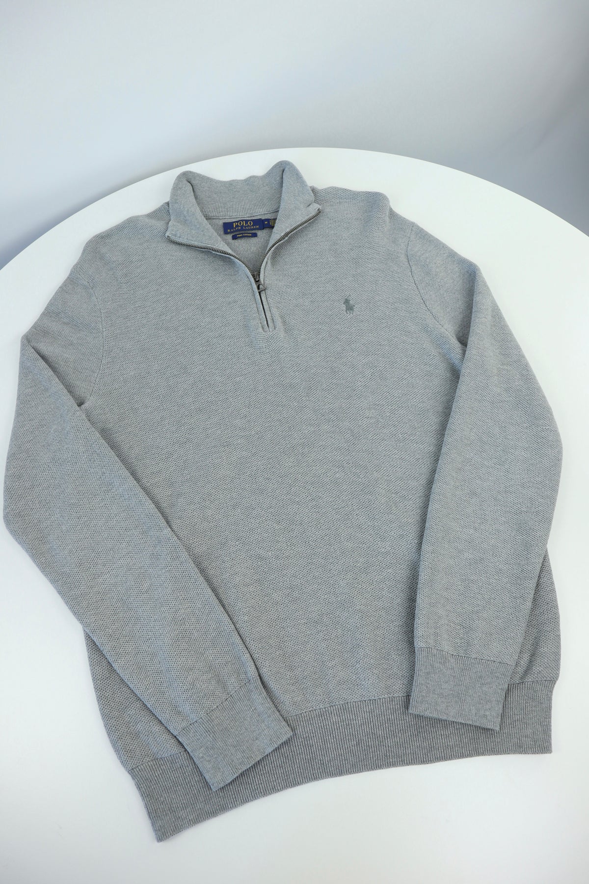 Ralph Lauren trui met kwart rits - M