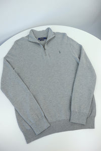 Ralph Lauren trui met kwart rits - M
