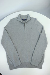 Ralph Lauren trui met kwart rits - M