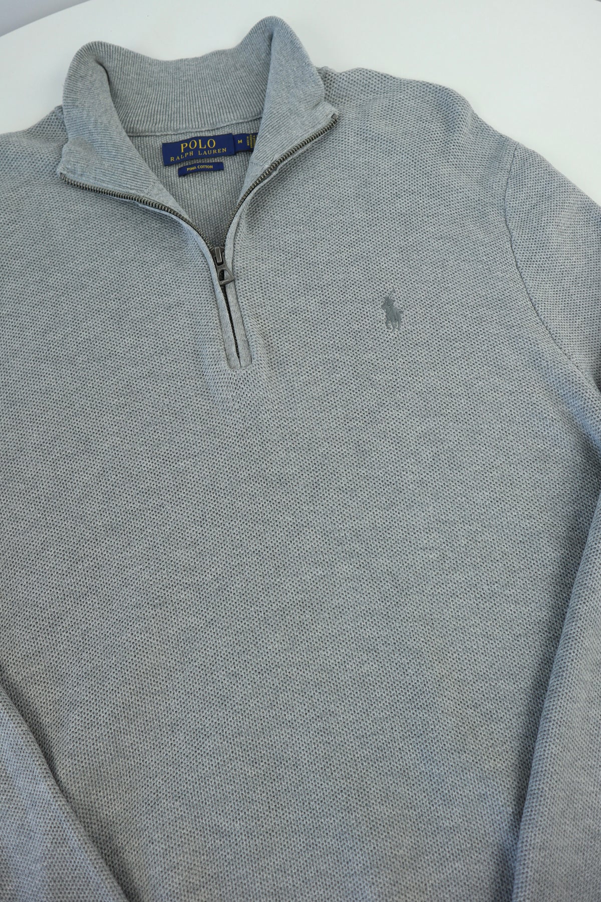 Ralph Lauren trui met kwart rits - M