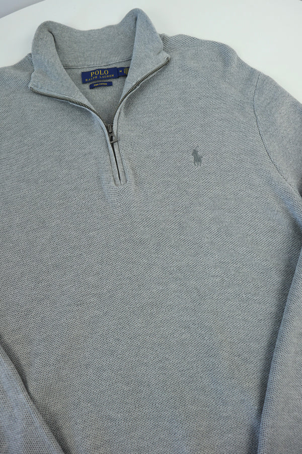Ralph Lauren trui met kwart rits - M