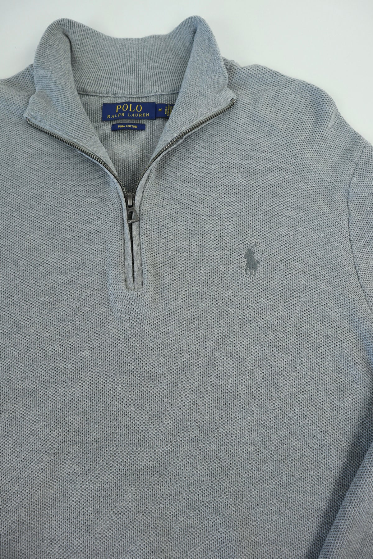 Ralph Lauren trui met kwart rits - M