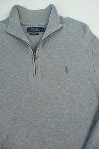 Ralph Lauren trui met kwart rits - M