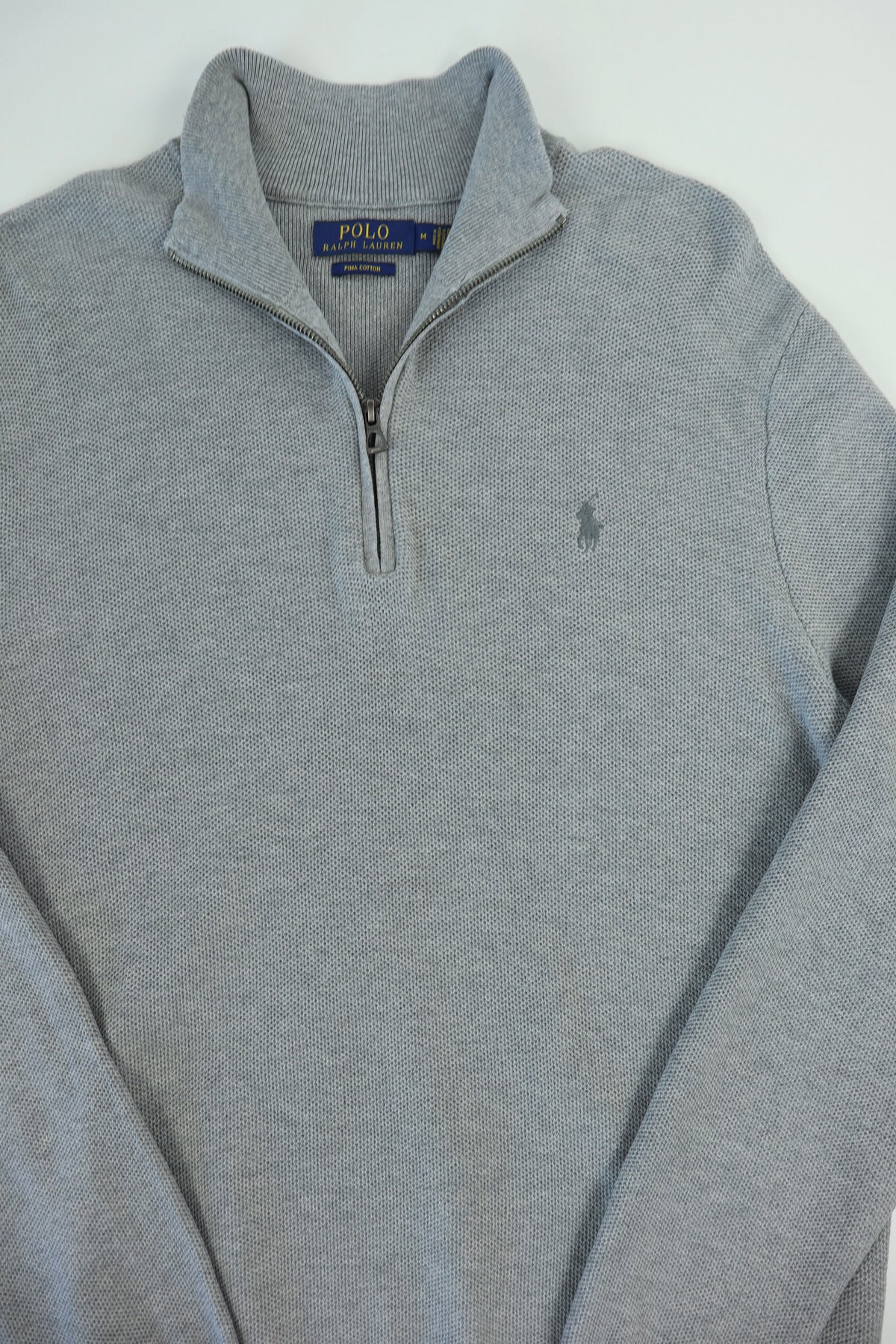Ralph Lauren trui met kwart rits - M