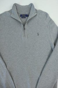 Ralph Lauren trui met kwart rits - M
