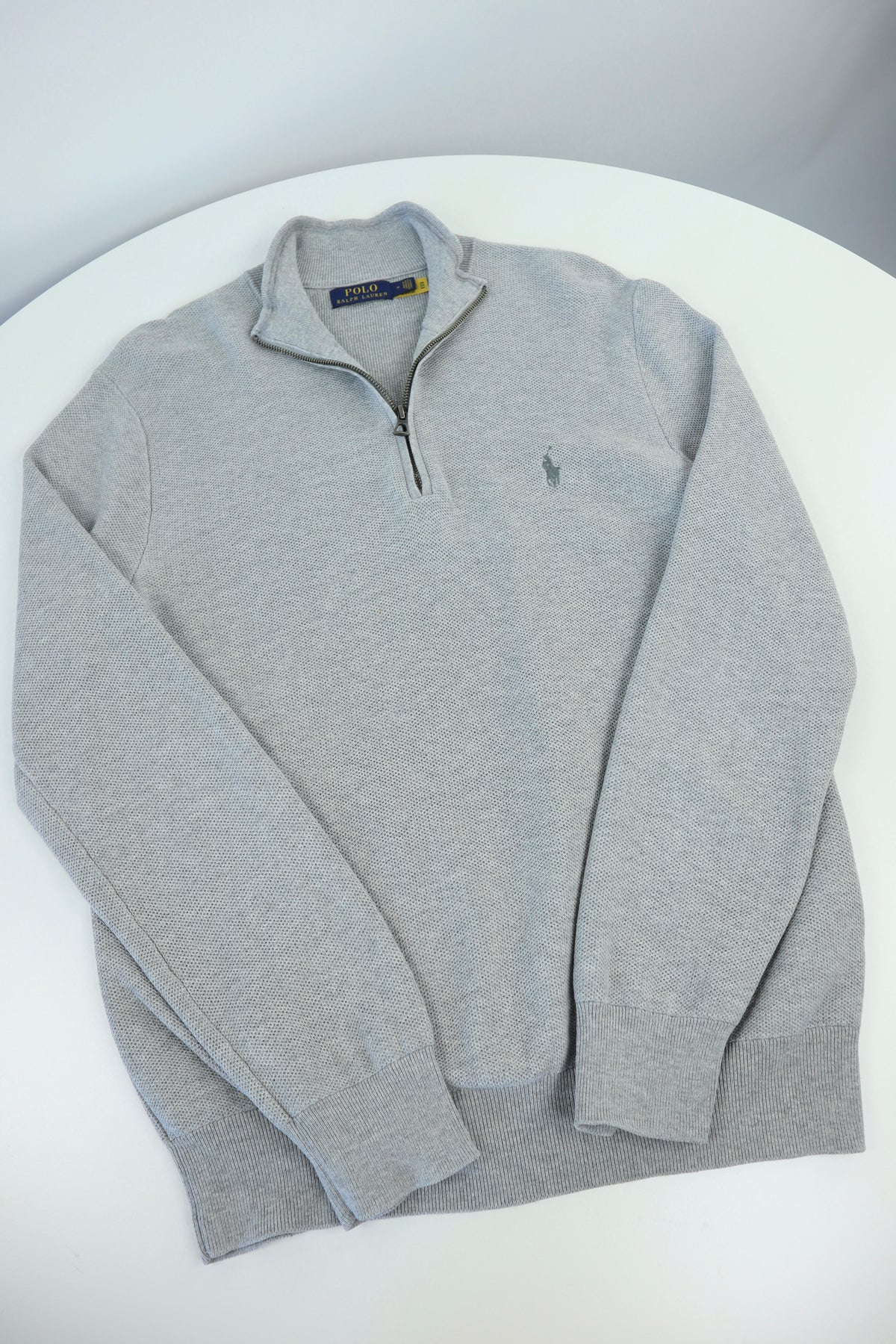 Ralph Lauren trui met kwart rits - M