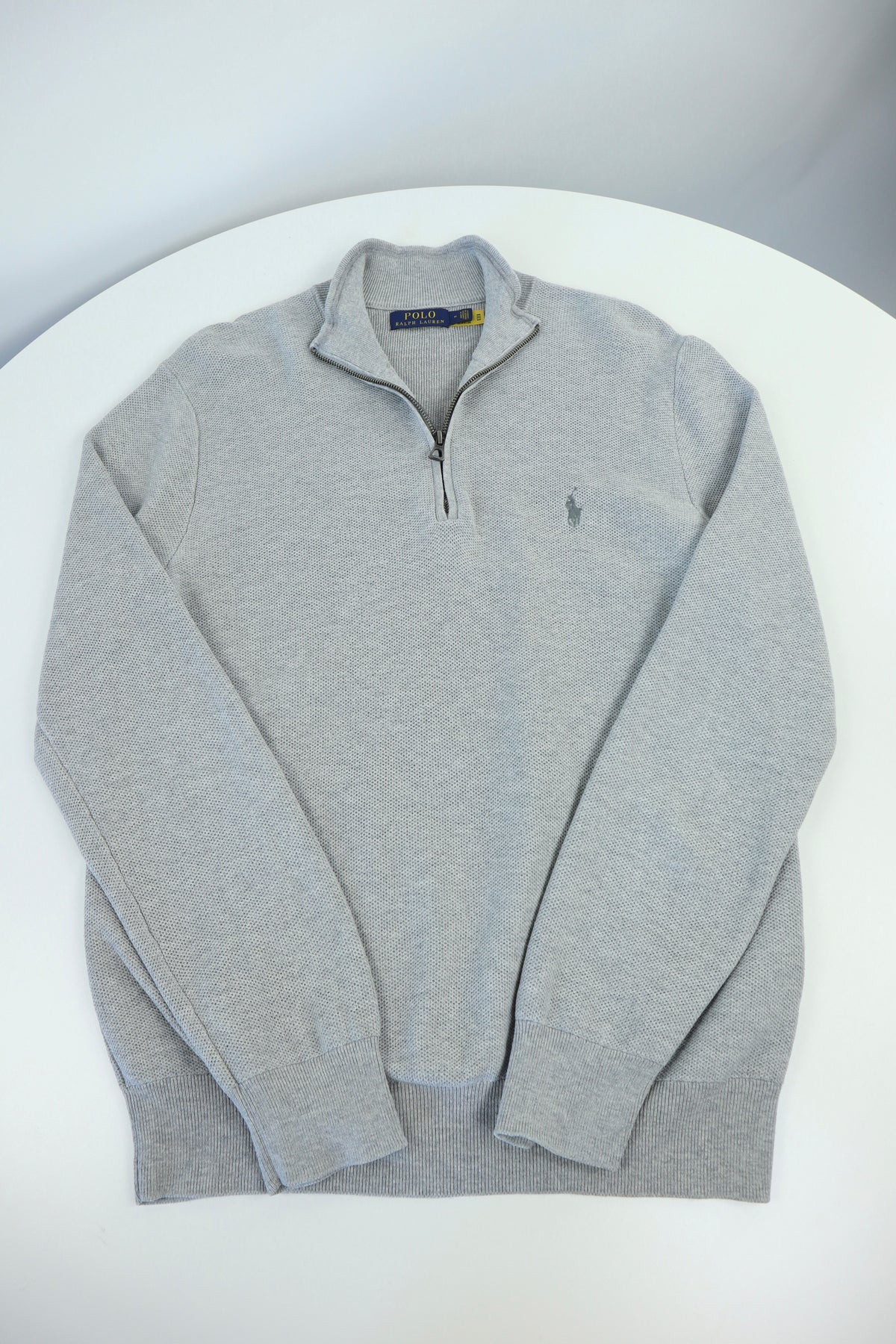 Ralph Lauren trui met kwart rits - M