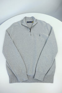 Ralph Lauren trui met kwart rits - M