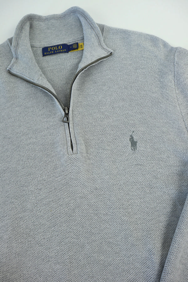 Ralph Lauren trui met kwart rits - M