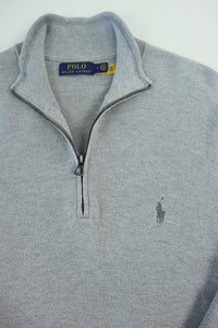 Ralph Lauren trui met kwart rits - M