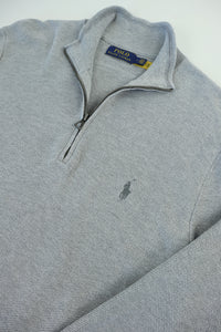 Ralph Lauren trui met kwart rits - M