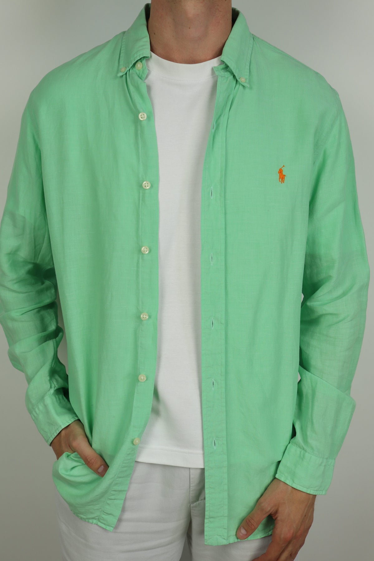Ralph Lauren linnen overhemd - M