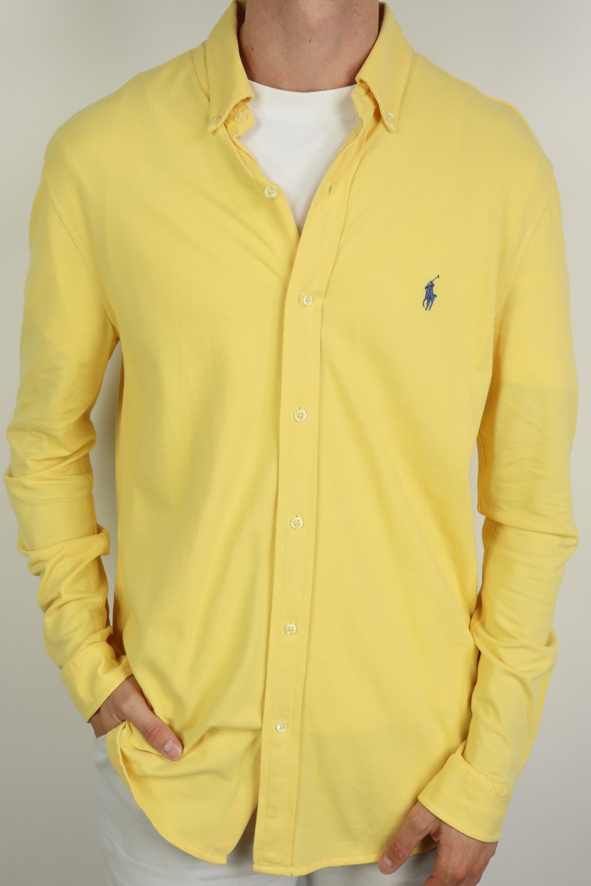 Ralph Lauren overhemd featherweight mesh - L