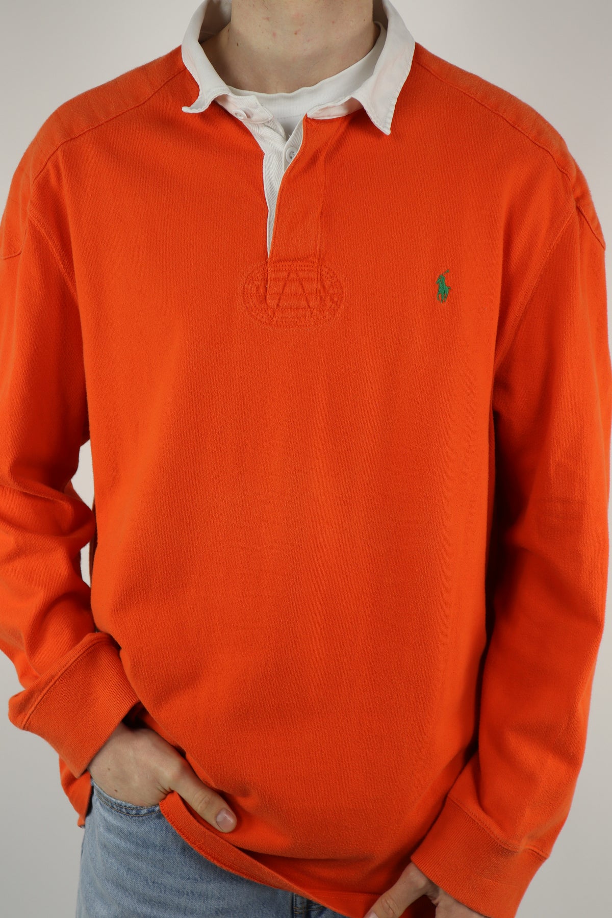 Ralph Lauren (rugby) polo shirt met lange mouw - XXL