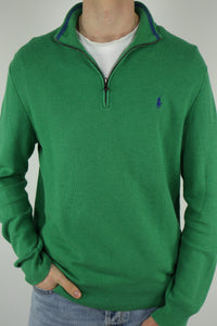 Ralph Lauren trui met kwart rits - L