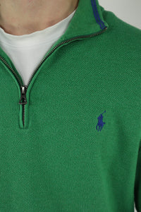 Ralph Lauren trui met kwart rits - L