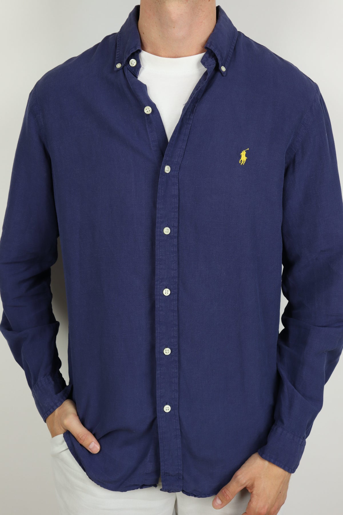Ralph Lauren linnen overhemd - M