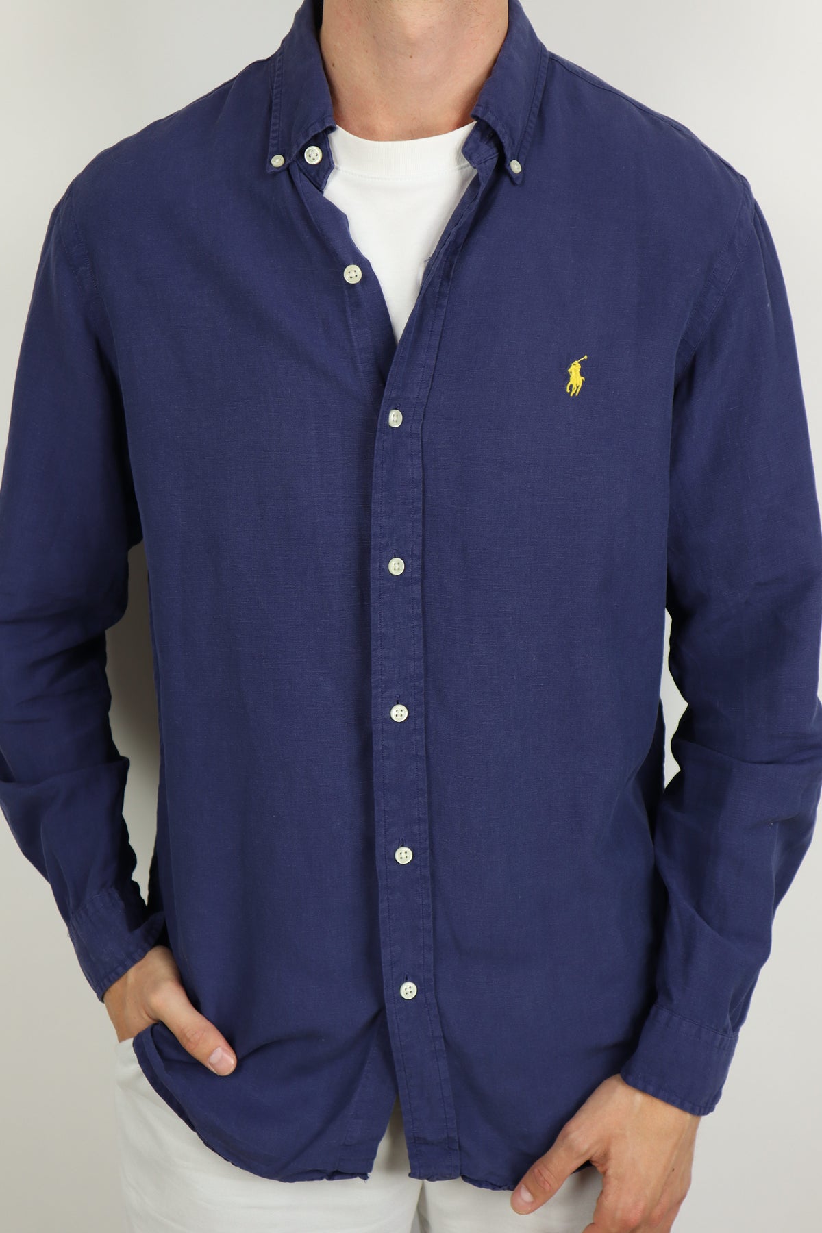 Ralph Lauren linnen overhemd - M