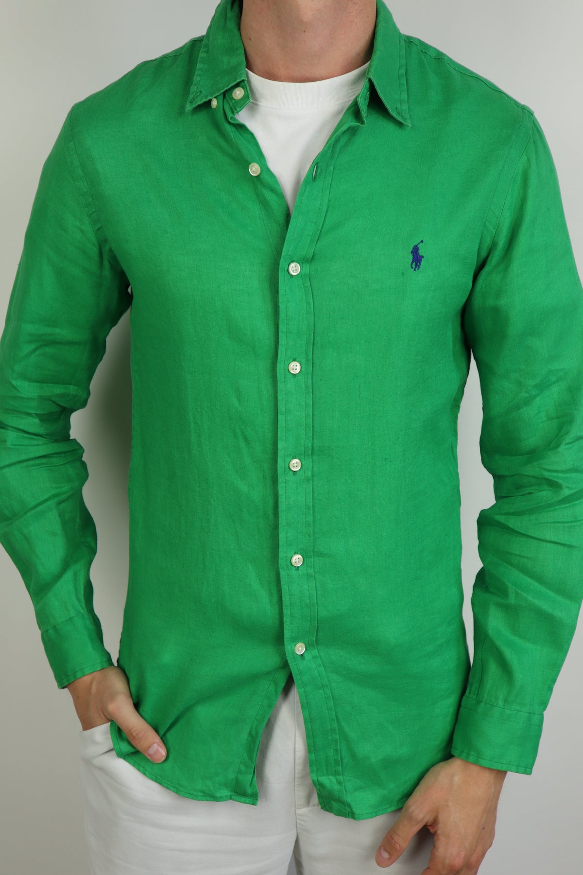 Ralph Lauren linnen overhemd - S